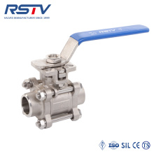 3PC Floating Stainless Steel Butt Welded Ball Valve